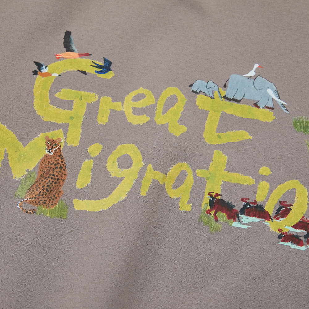 HeatHug Animal Migration Graphic Sweatshirt