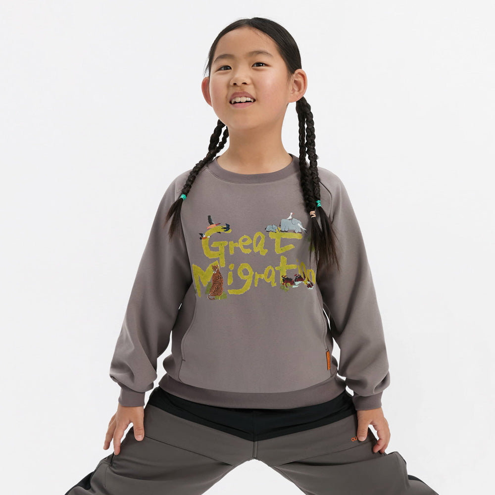 HeatHug Animal Migration Graphic Sweatshirt