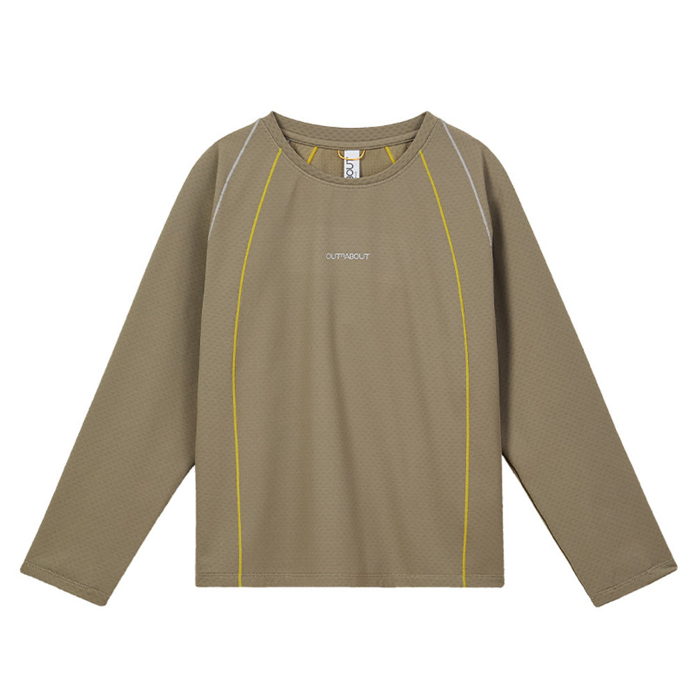 Kids Grid Fleece Sports Knit Sweatshirt