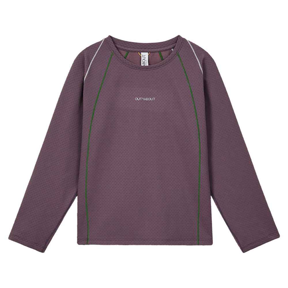 Kids Grid Fleece Sports Knit Sweatshirt