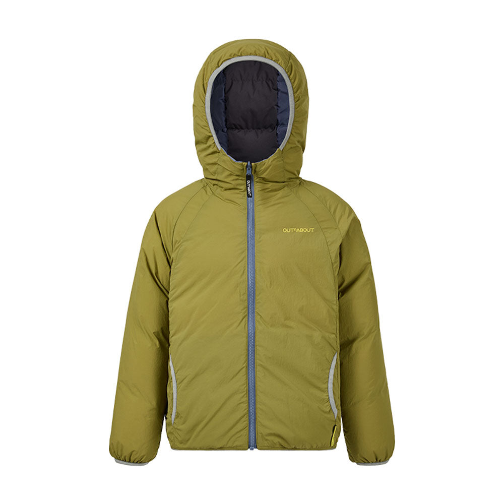 Reversible Hooded Goose Down Jacket