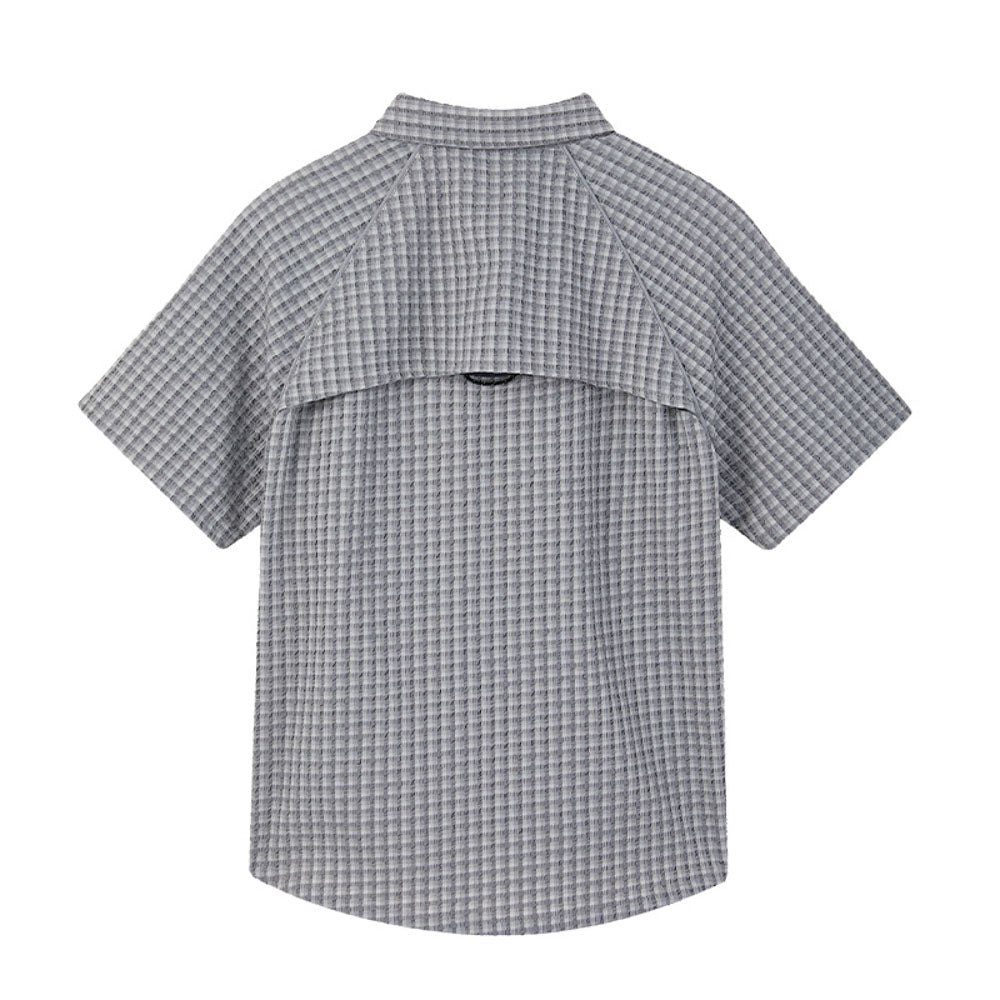 Seersucker Pattern Shirt
