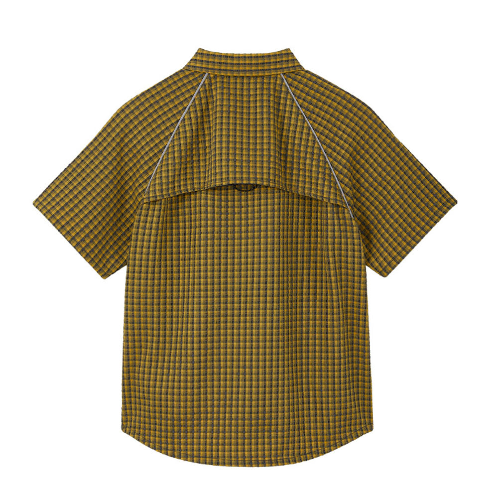 Seersucker Pattern Shirt