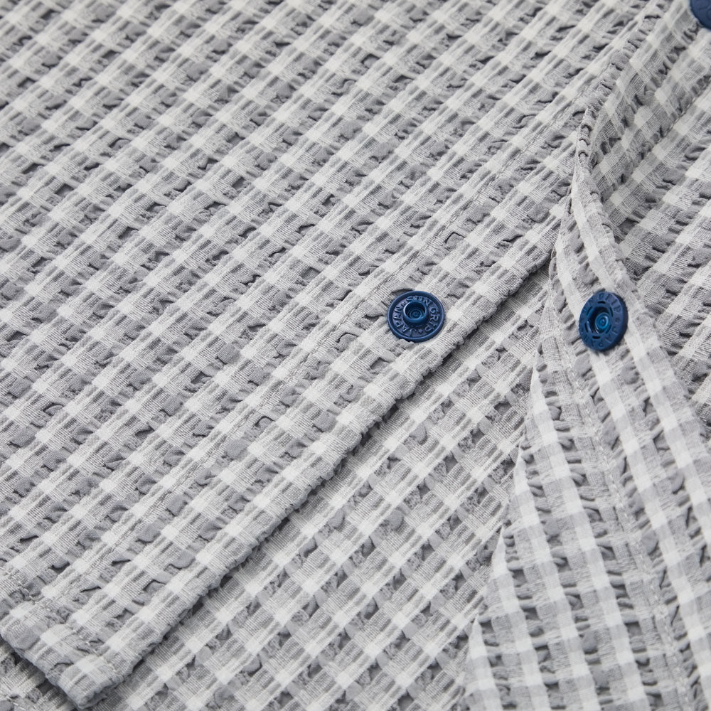 Seersucker Pattern Shirt