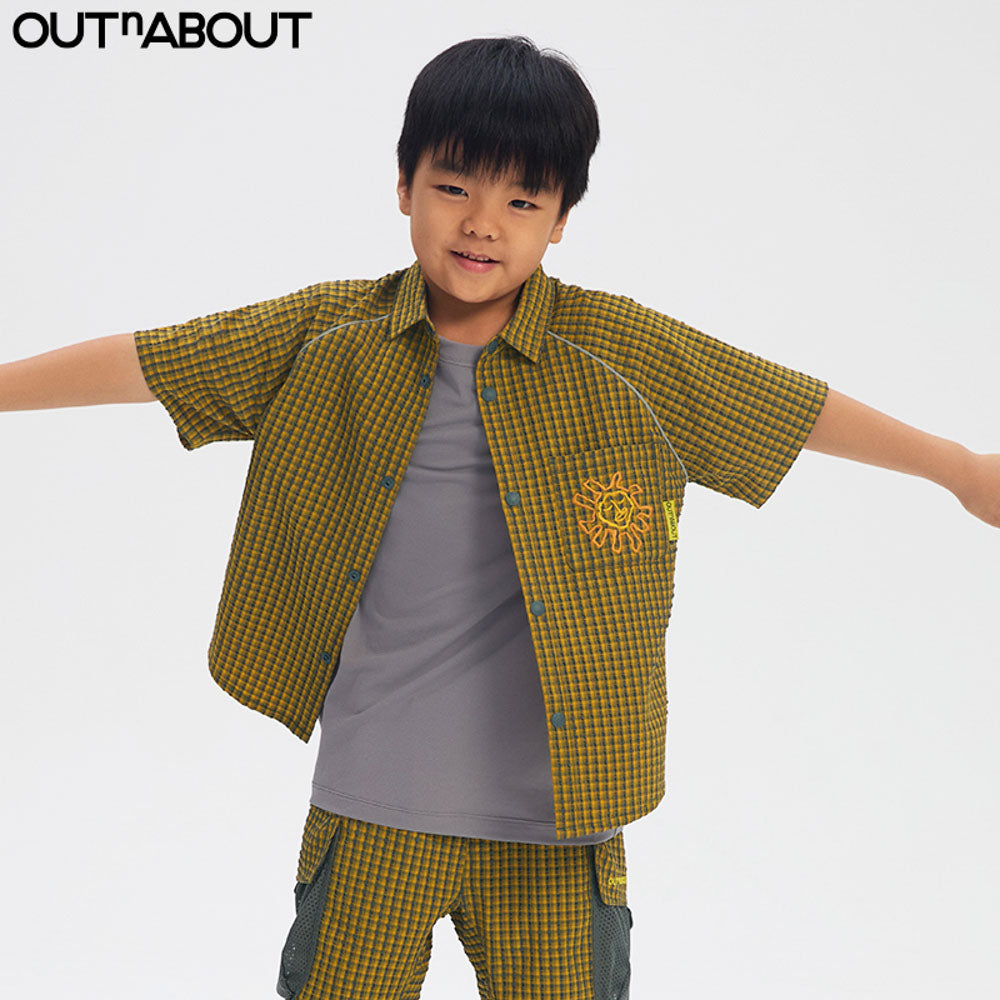 Seersucker Pattern Shirt