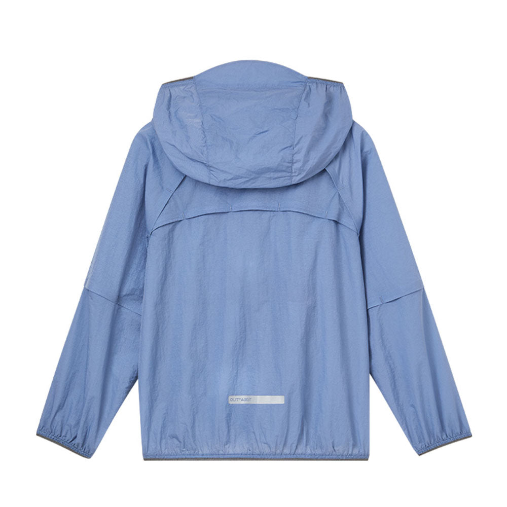 Stand Collar Coat with Stowable Hood