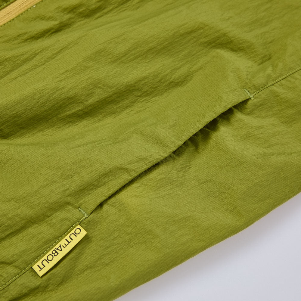 Stand Collar Coat with Stowable Hood