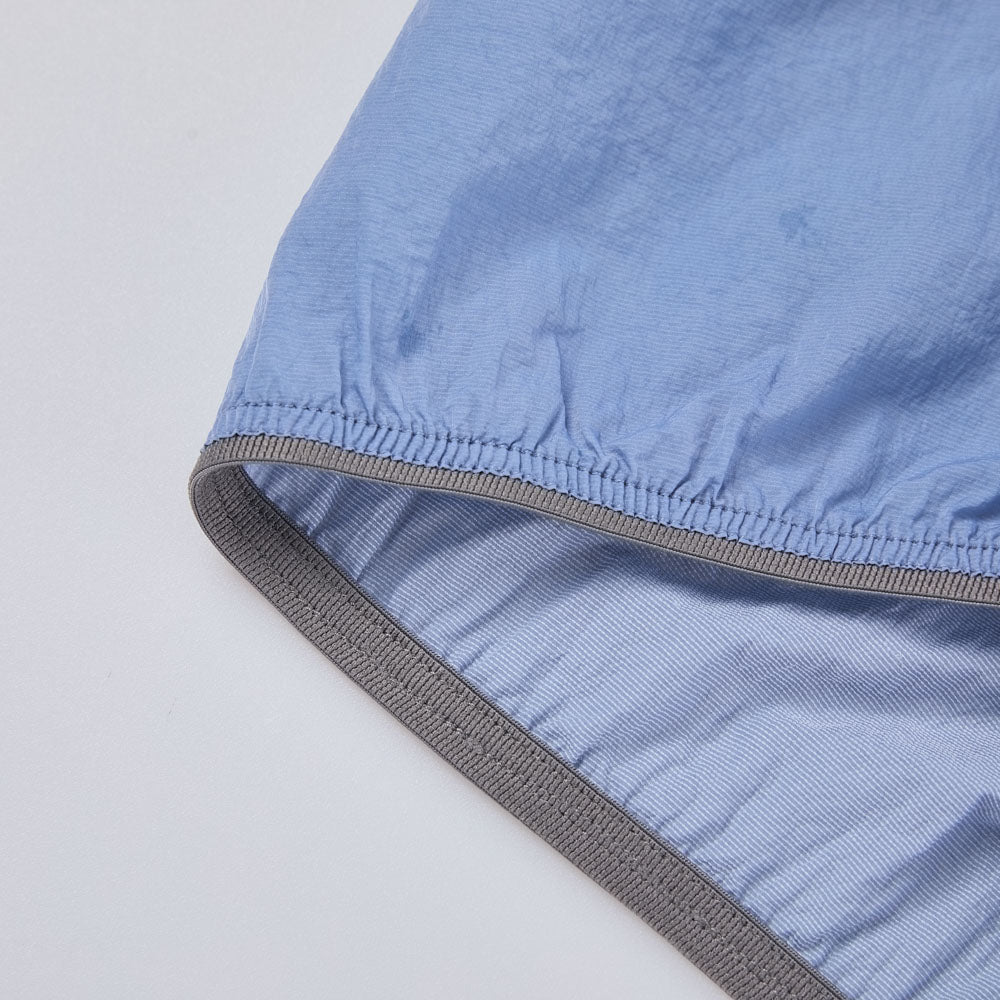 Stand Collar Coat with Stowable Hood