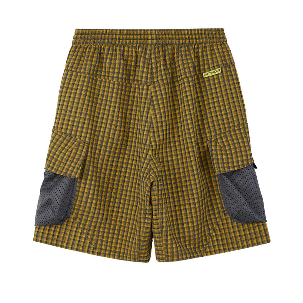 Seersucker Woven Shorts