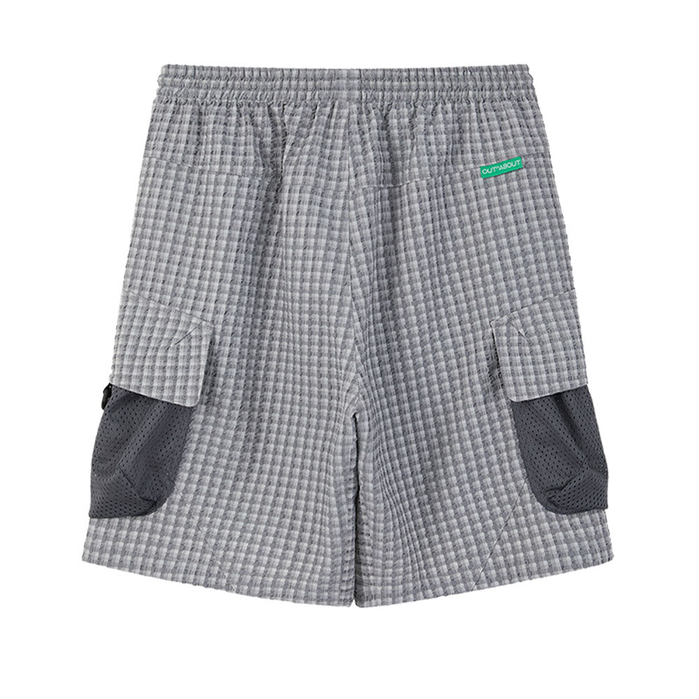 Seersucker Woven Shorts