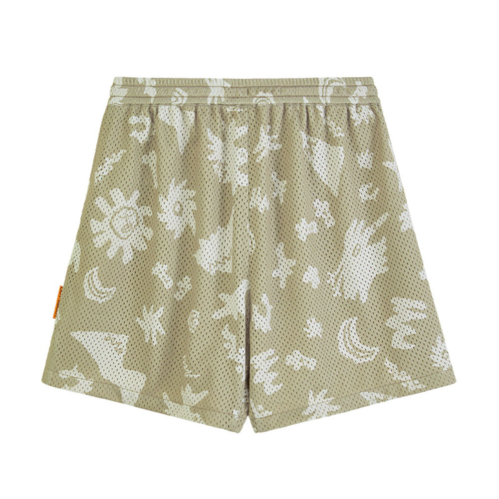 Graphic Knit Shorts