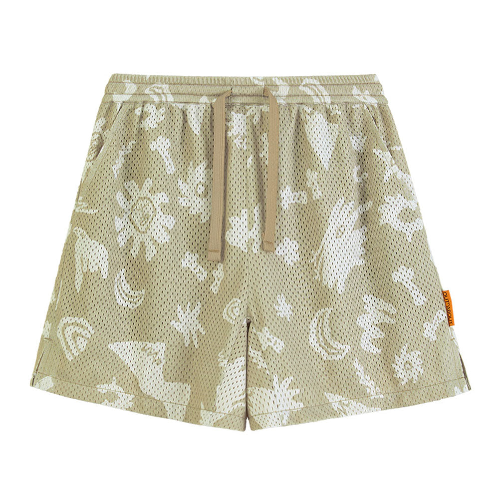 Graphic Knit Shorts
