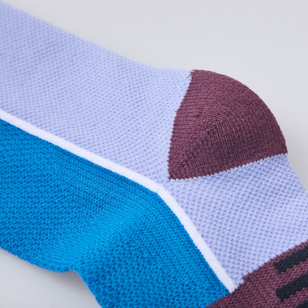 Color-Blocked Athletic Socks