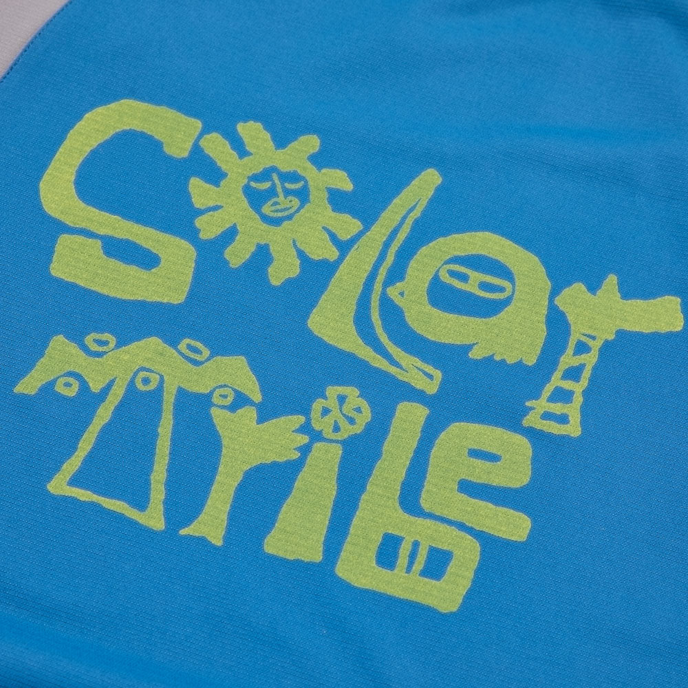 Graphic Sun Protection Quick-Dry Patchwork Tee
