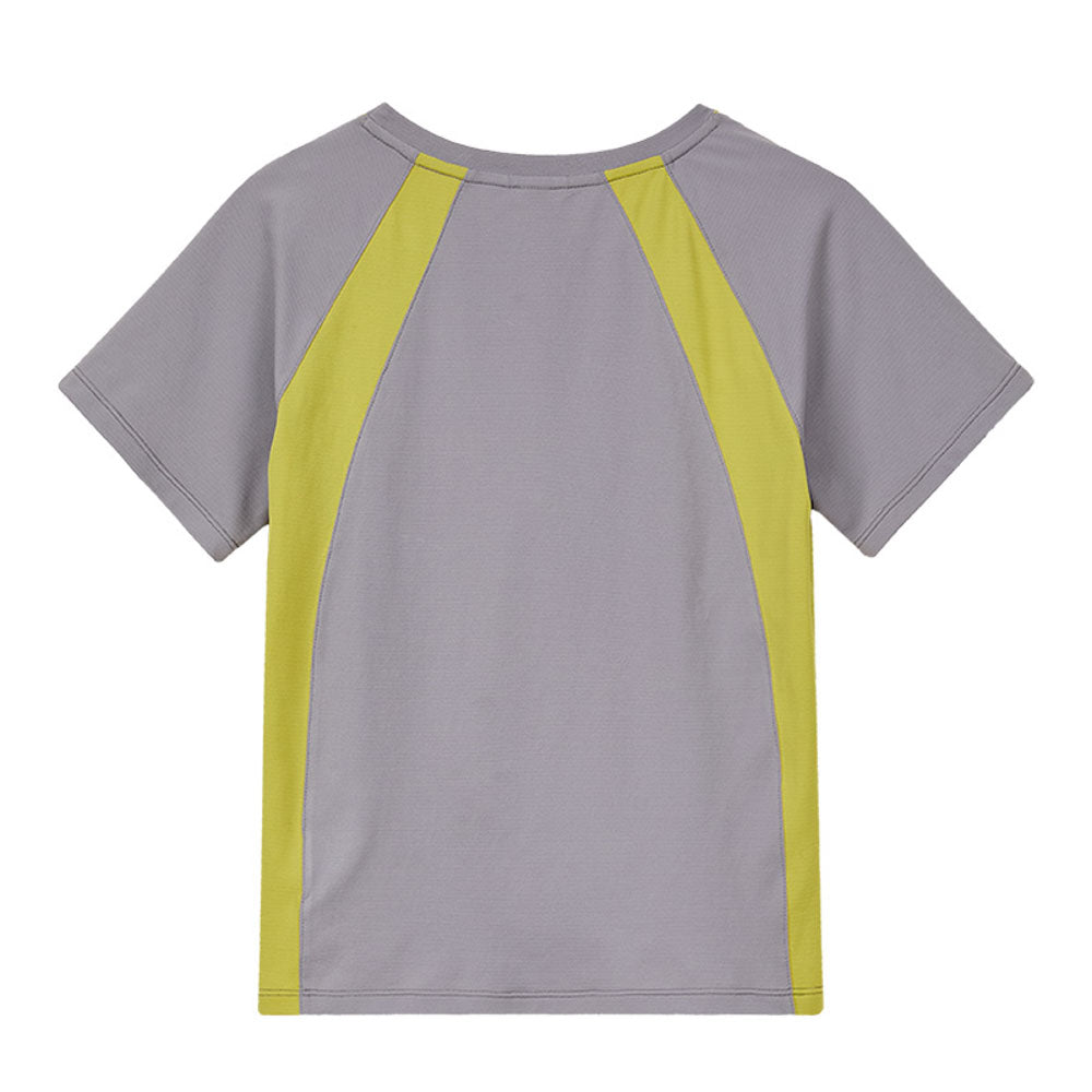 Graphic Sun Protection Quick-Dry Patchwork Tee