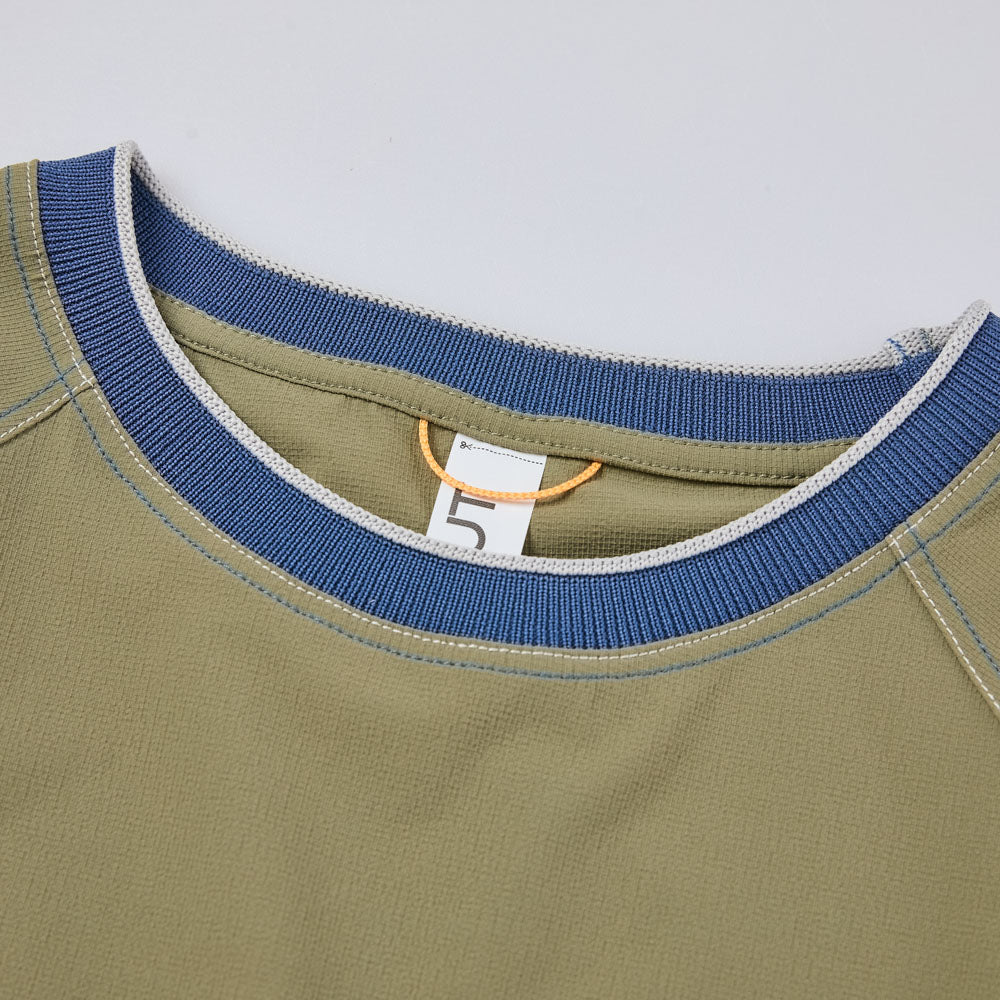 Lightweight Moisture-wicking Woven Short-Sleeve Tee