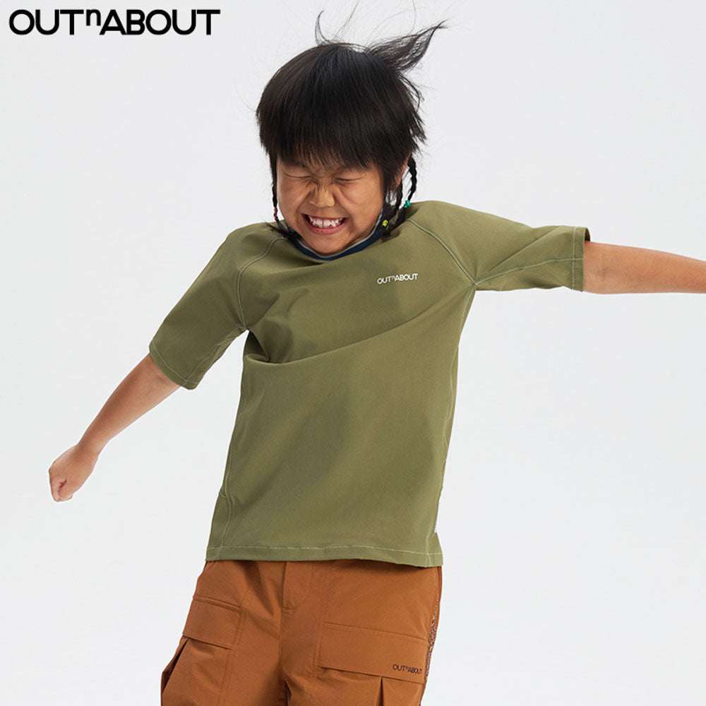 Lightweight Moisture-wicking Woven Short-Sleeve Tee