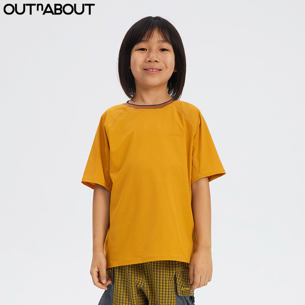 Lightweight Moisture-wicking Woven Short-Sleeve Tee