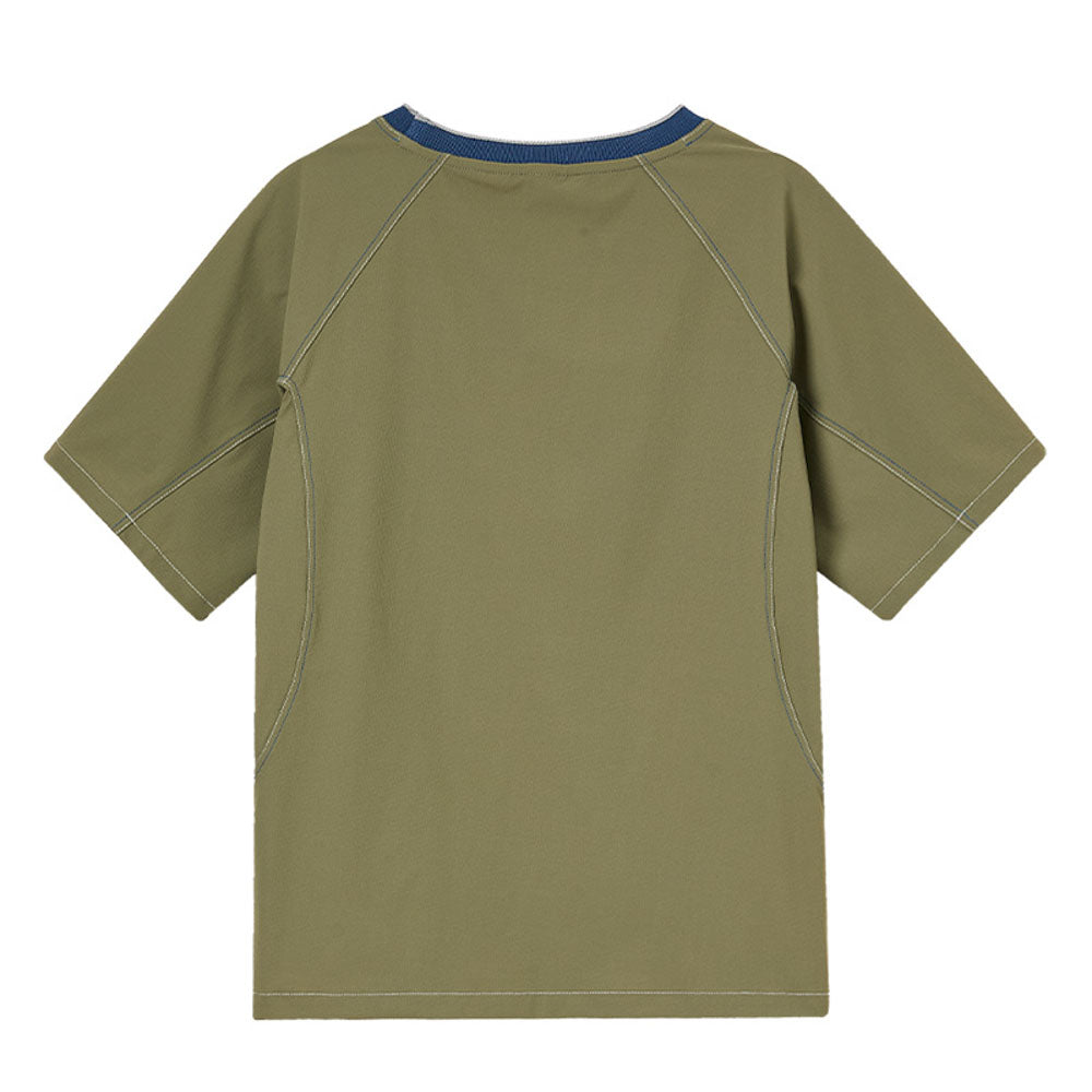 Lightweight Moisture-wicking Woven Short-Sleeve Tee