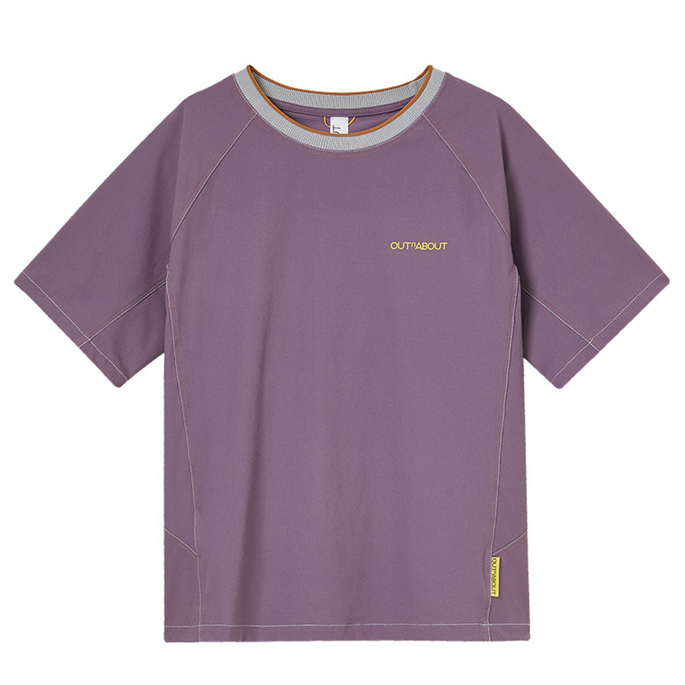 Lightweight Moisture-wicking Woven Short-Sleeve Tee