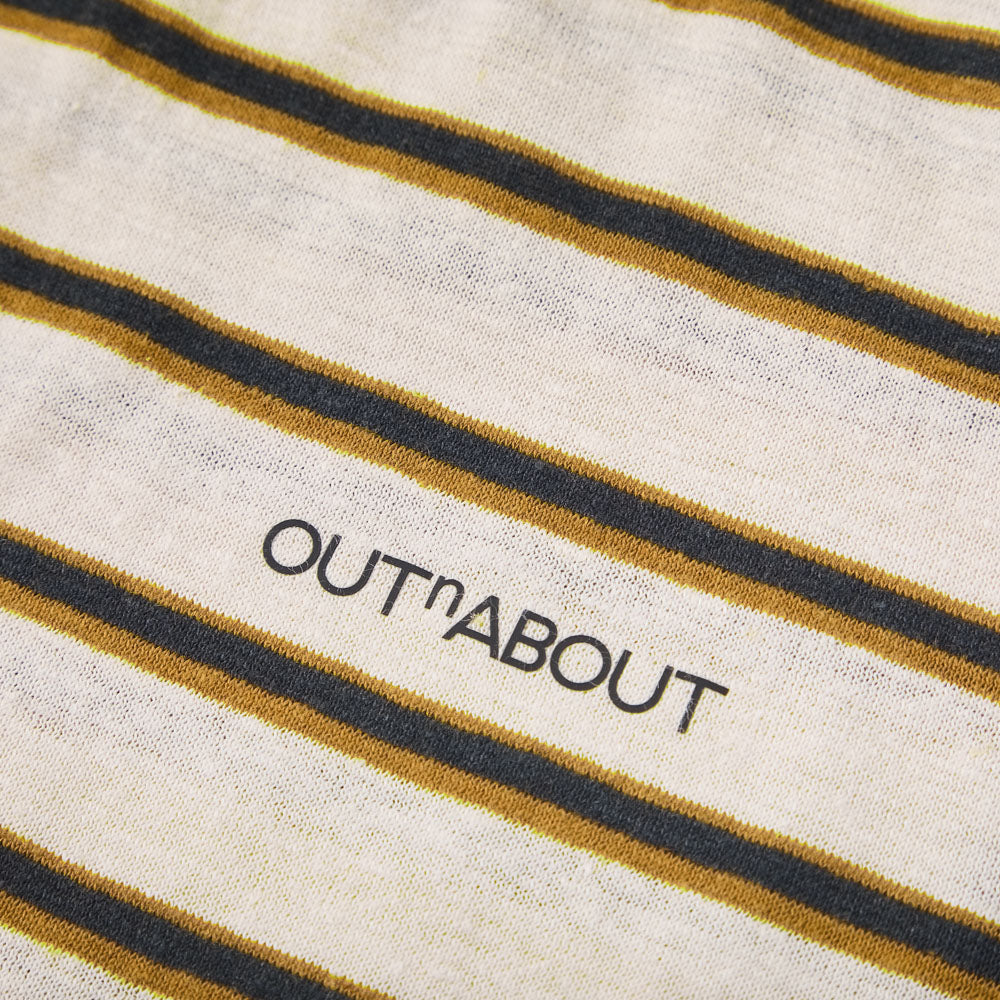 Striped Patchwork Short-Sleeve Tee