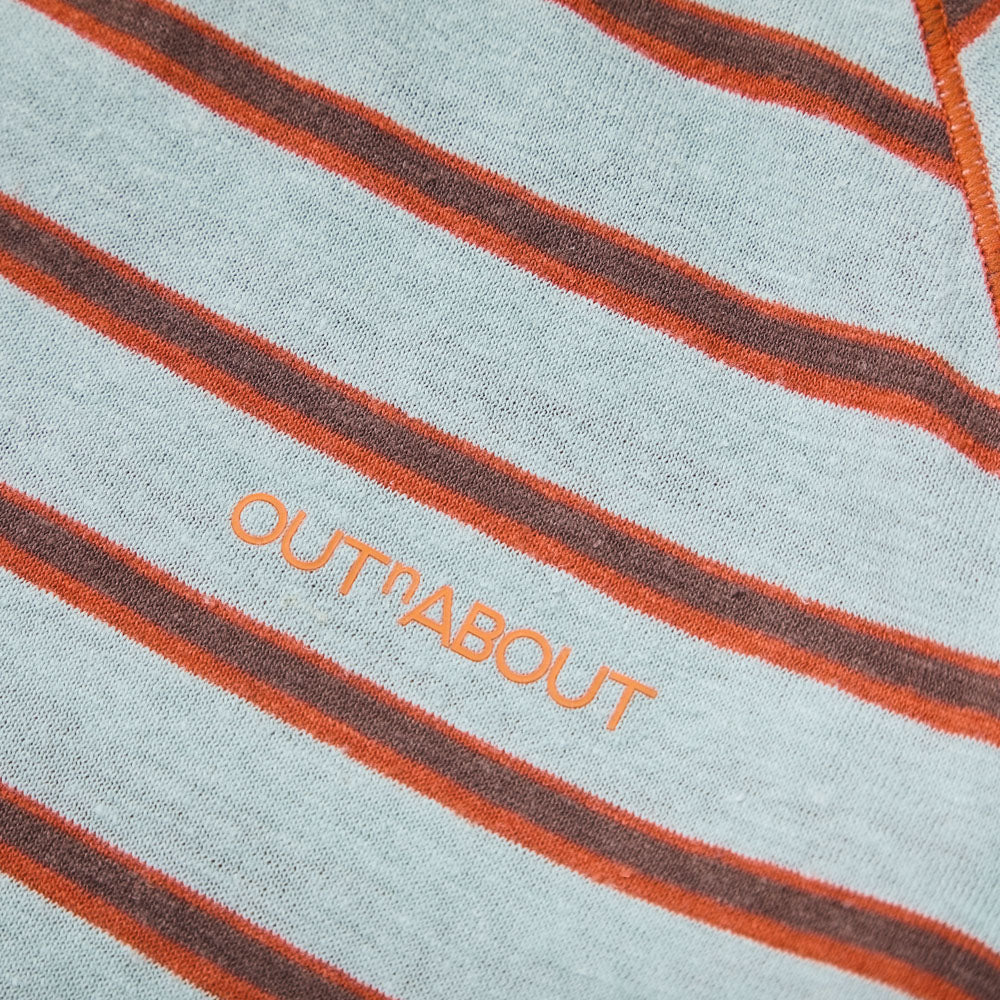 Striped Patchwork Short-Sleeve Tee