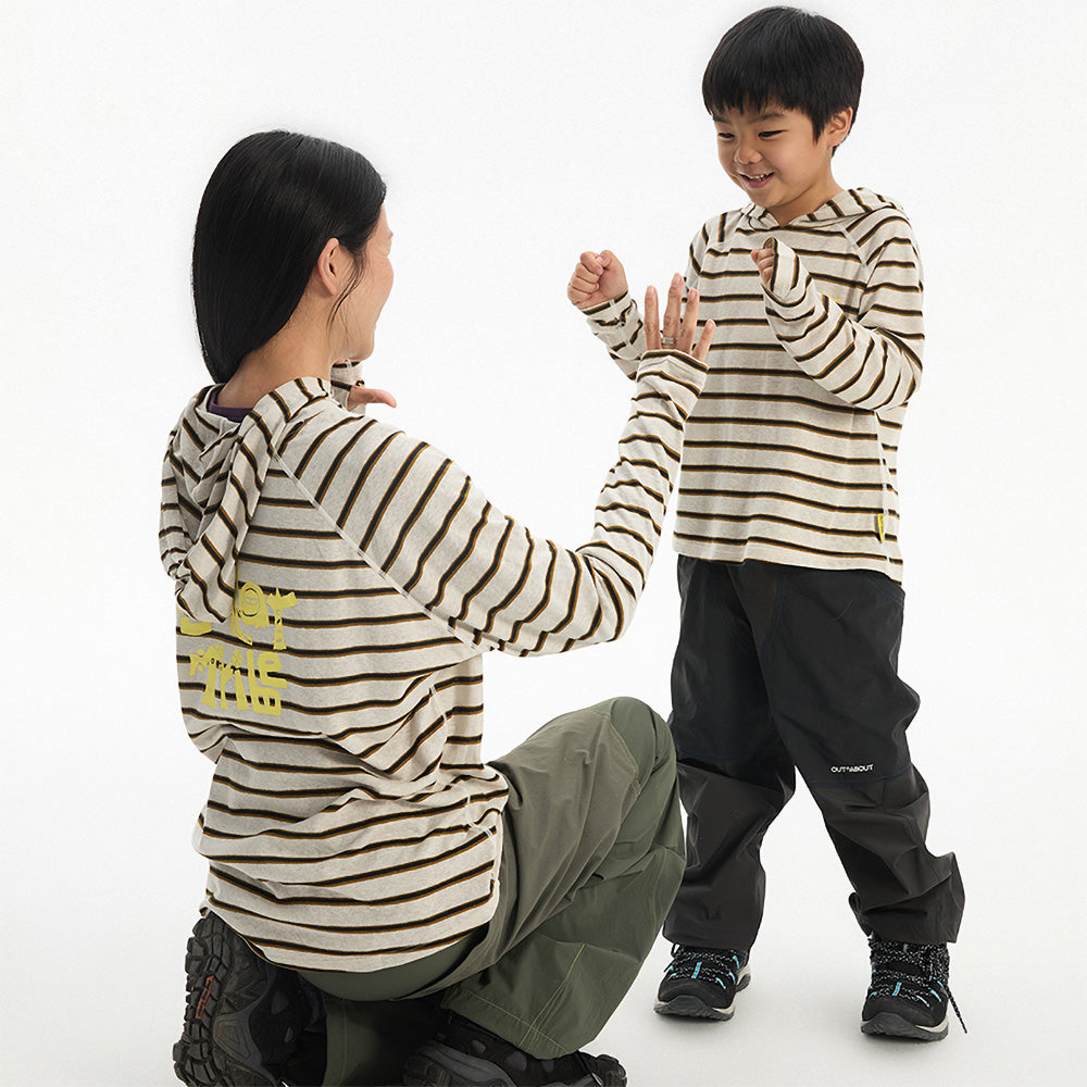 Graphic Striped Hoodie