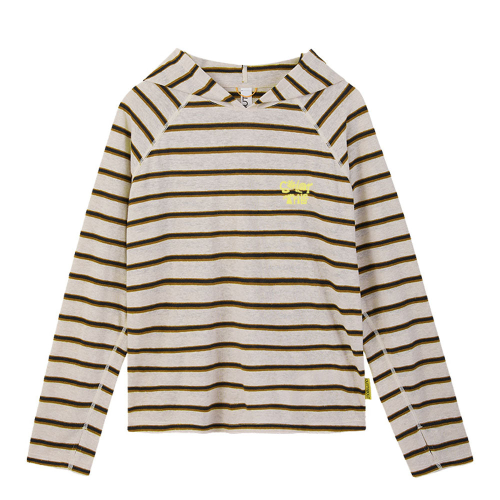 Graphic Striped Hoodie