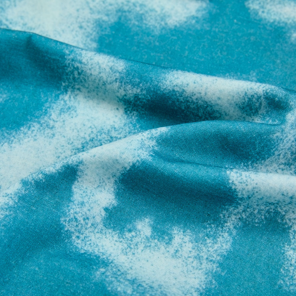Graphic Tie-Dye Short-Merino Wool Sleeve Tee