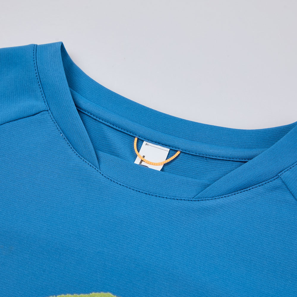 Graphic Sun-Protection Quick-Dry Raglan Sleeve Tee