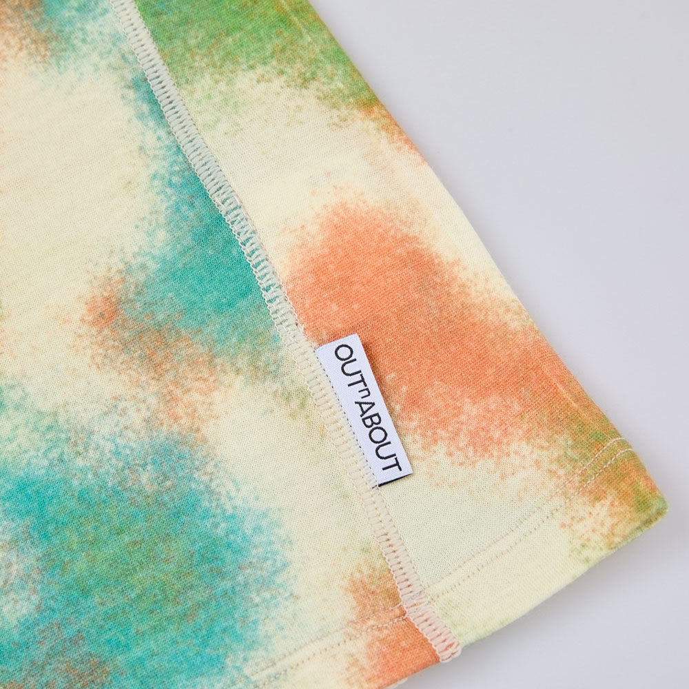 Graphic Tie-Dye Wool Vest