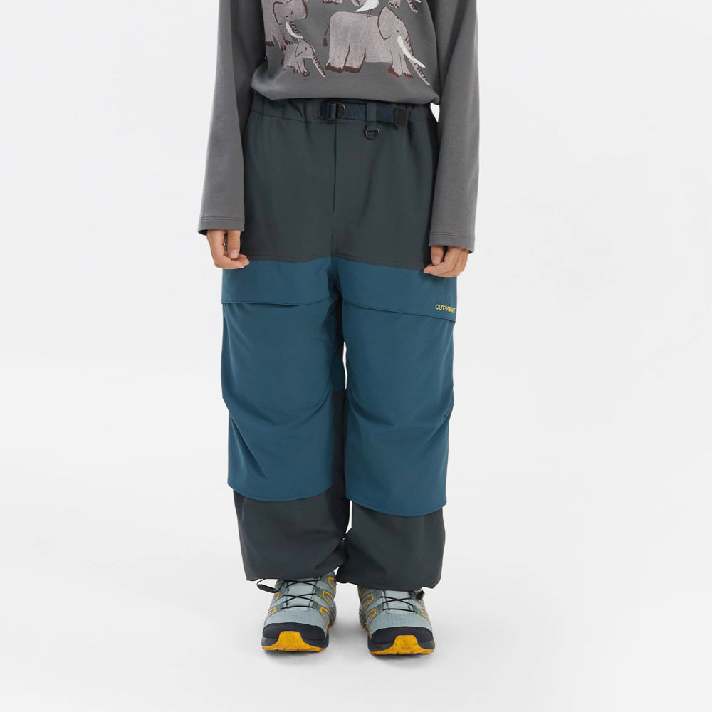 Kids Fleece Lined Water Resistant Cargo Pants